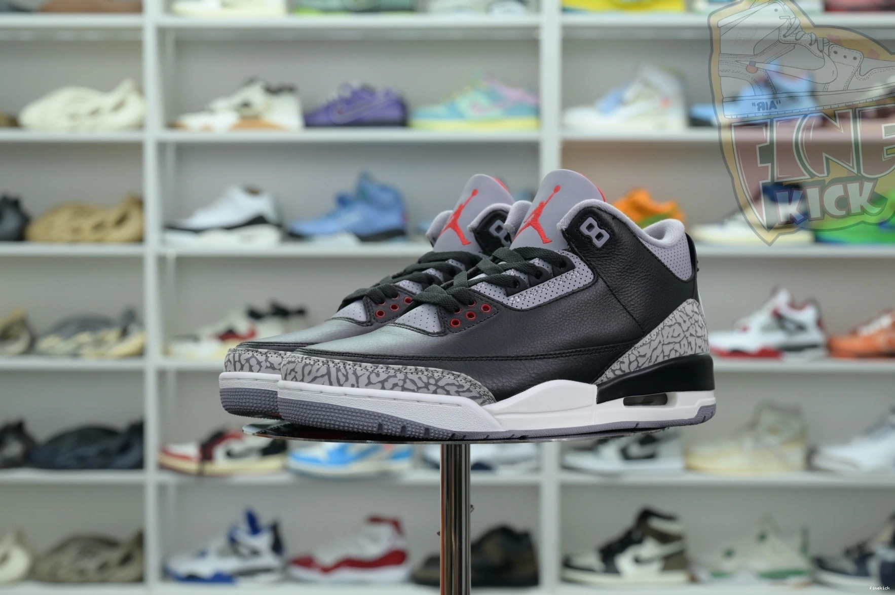 Air Cement Reimagined” 3“Black Jordan 0828
